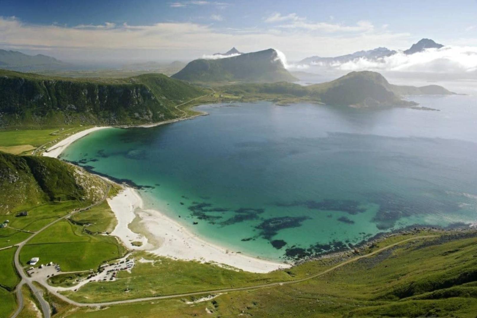 Haukland Beach House Лекнес Экстерьер фото