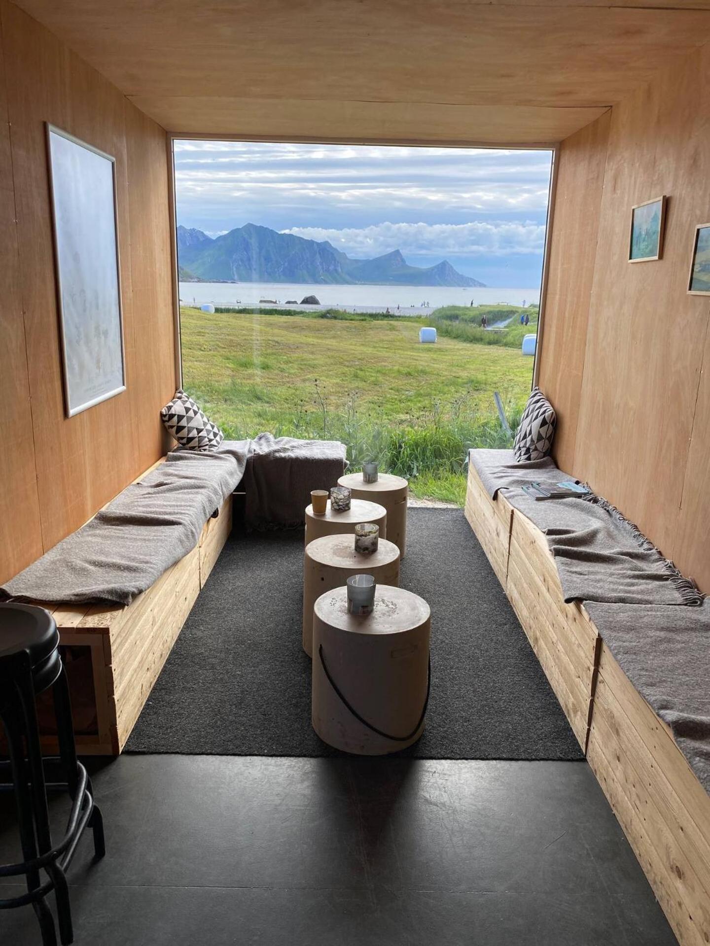 Haukland Beach House Лекнес Экстерьер фото